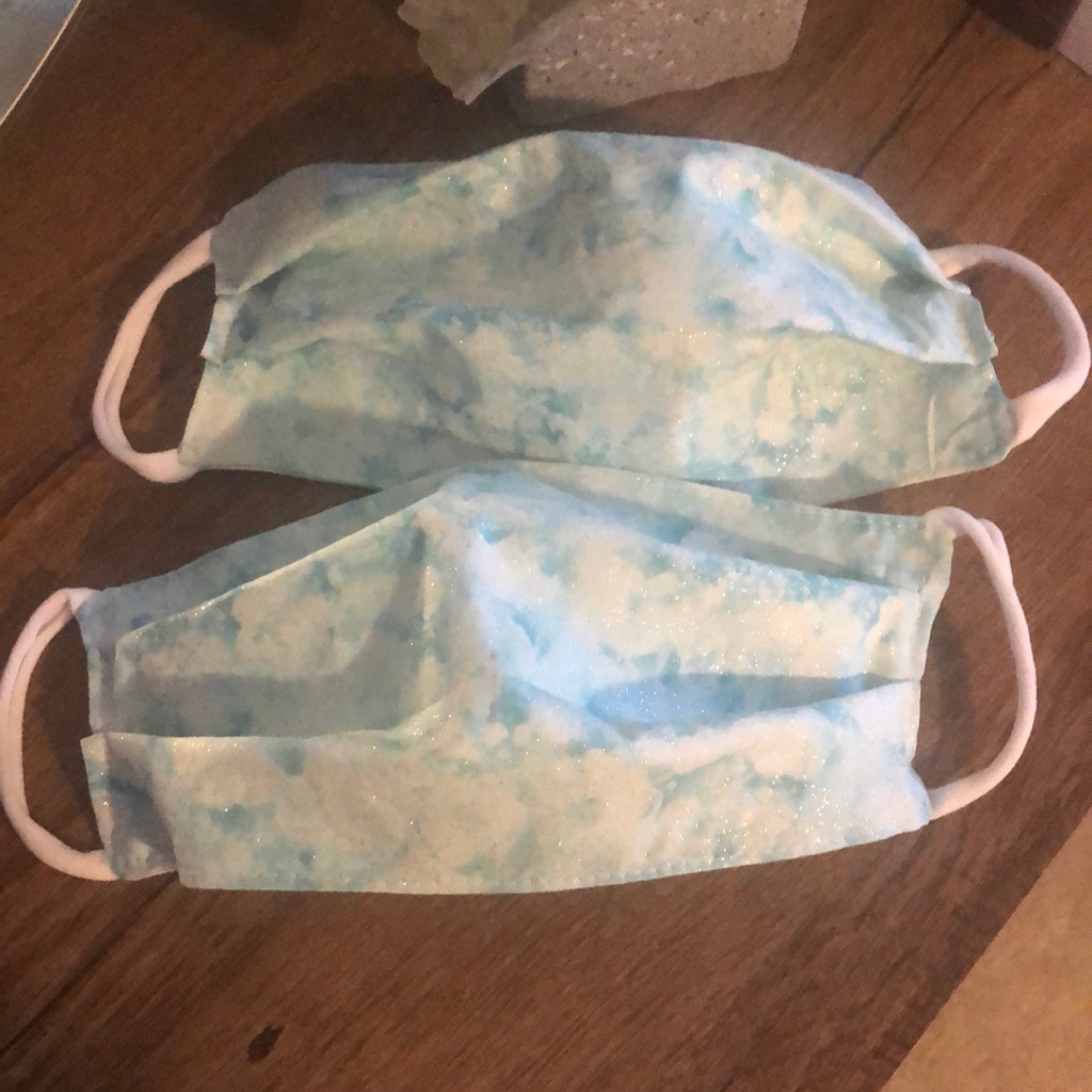 Brand New Two Pack Of Cotton Clouds Face Masks
